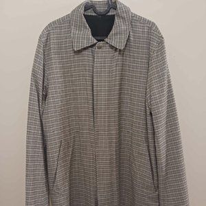 Rag & Bone Reversible Houndstooth Trench Coat Size Medium